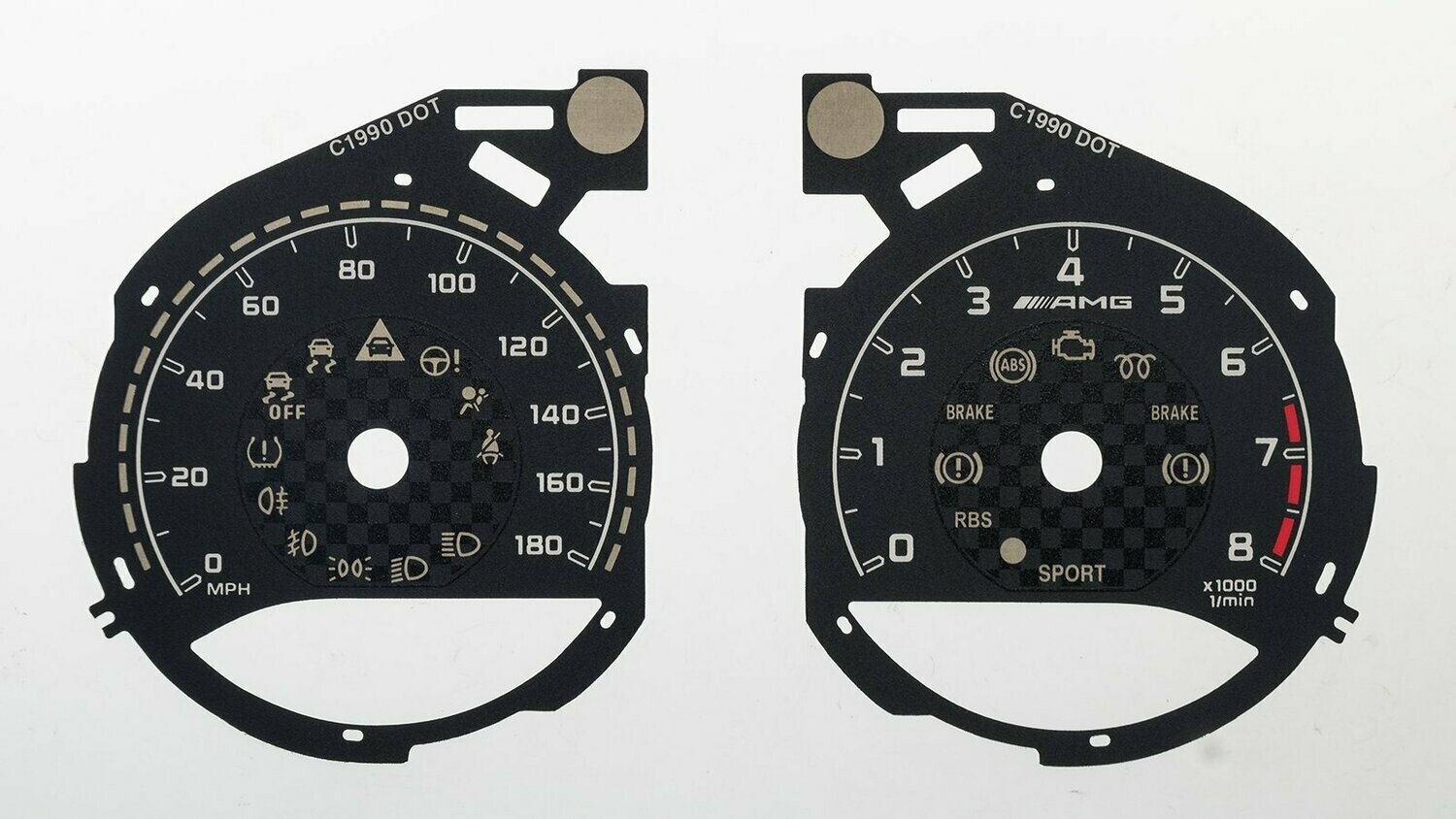 CLA / GLA / GLE AMG MPH DIAL CONVERSION