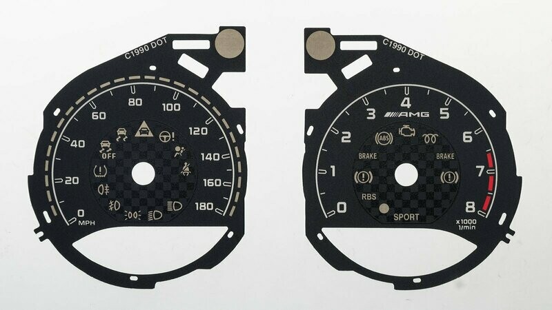 CLA / GLA / GLE AMG MPH DIAL CONVERSION