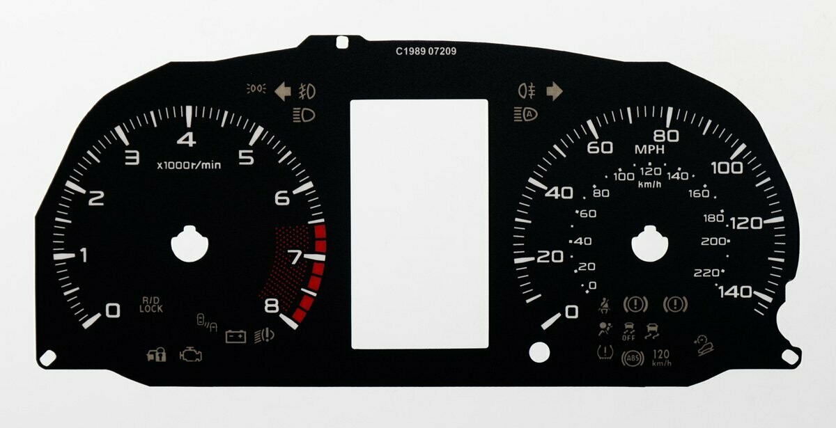 L200 / PAJERO SPORT MPH DIAL CONVERSION