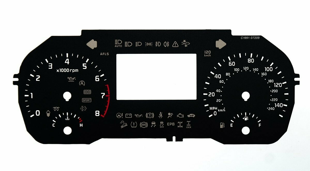 SPORTAGE MPH DIAL CONVERSION