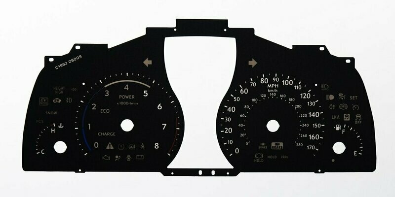 LS600h MPH DIAL CONVERSION