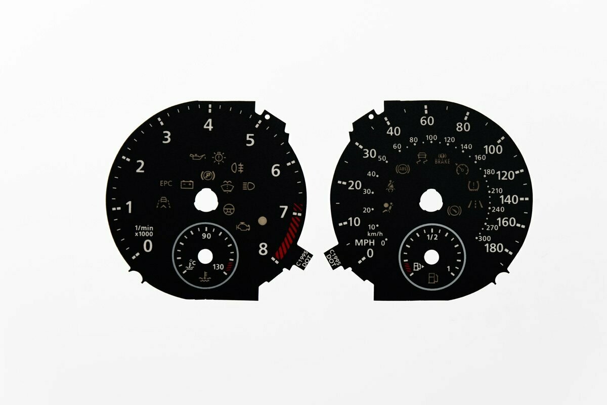 PASSAT R36 MPH DIAL CONVERSION