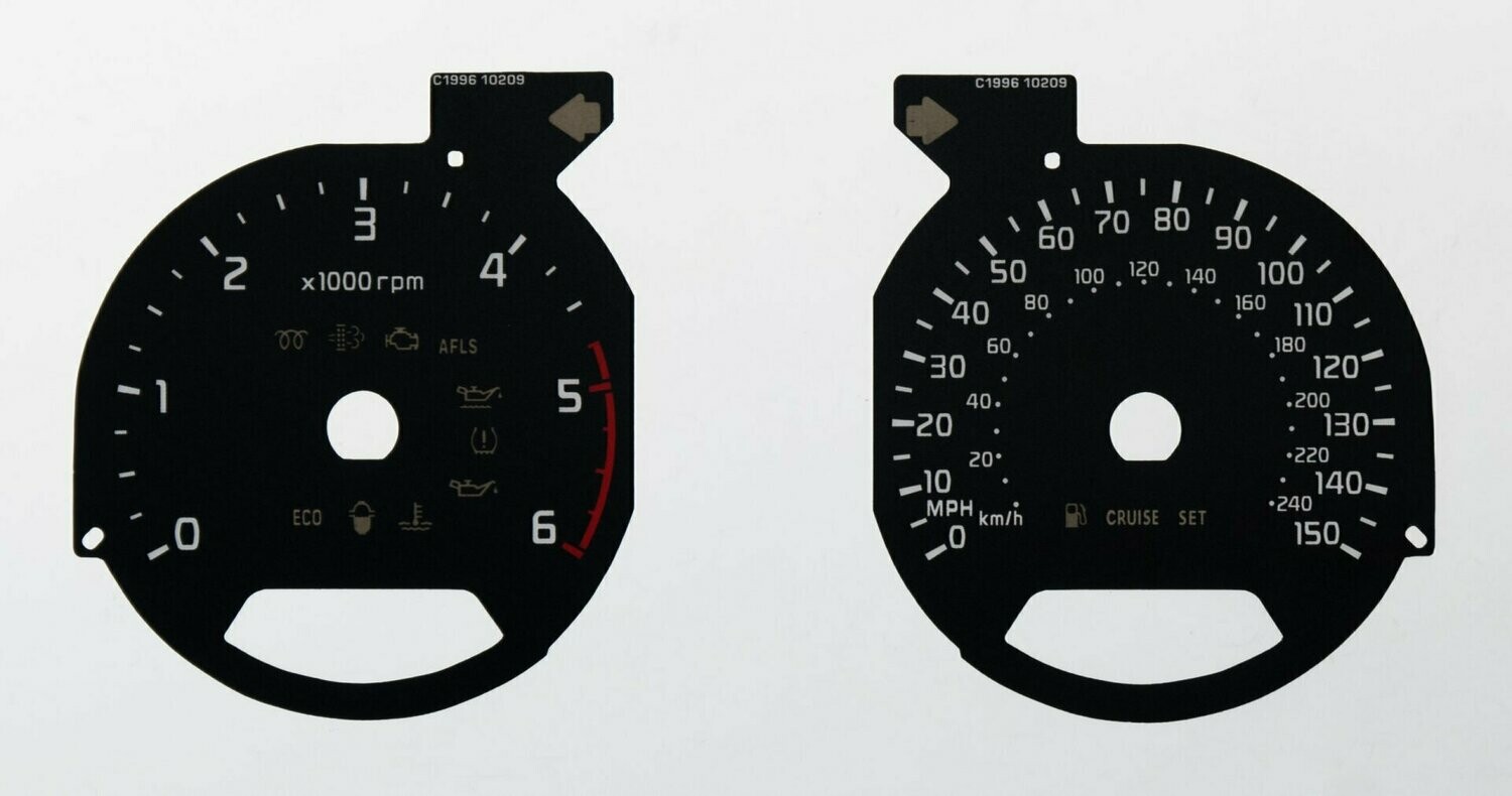 SEDONA MPH DIAL CONVERSION