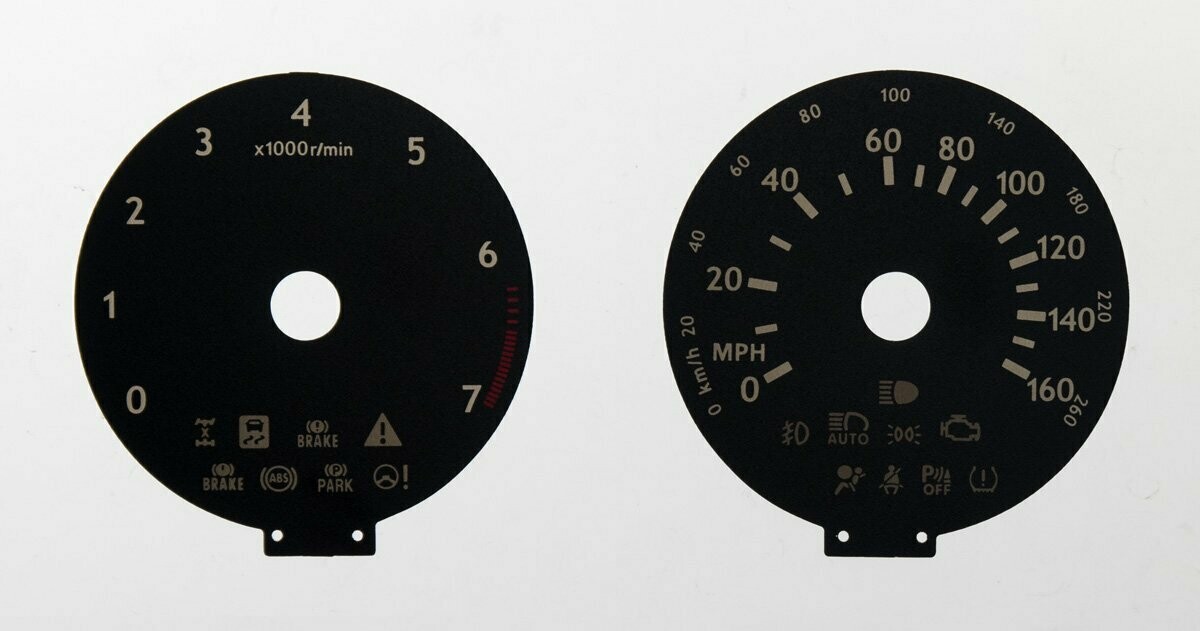 RX / HARRIER MPH DIAL CONVERSION