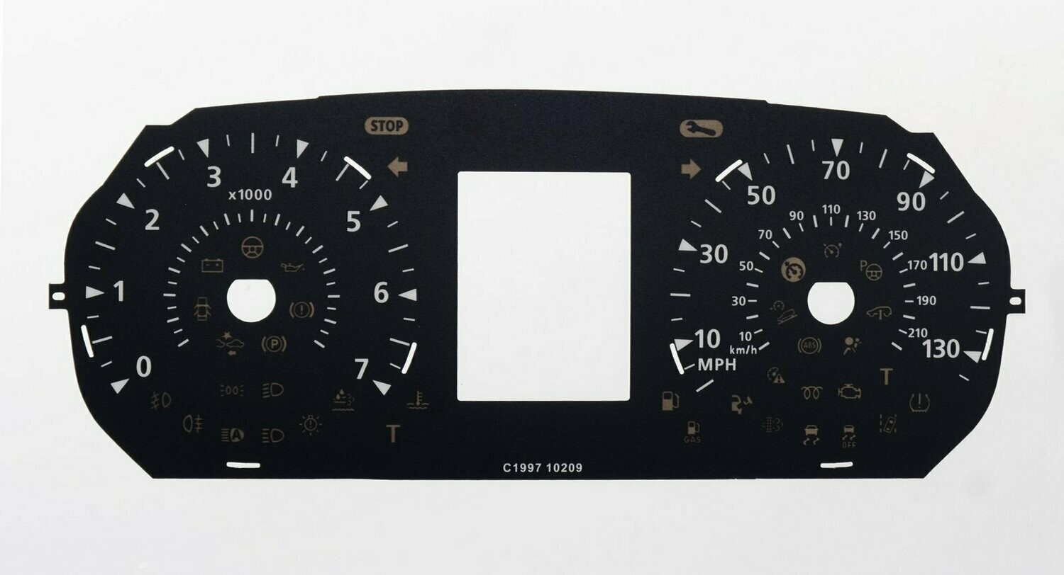 MASTER / NV400 MPH DIAL CONVERSION