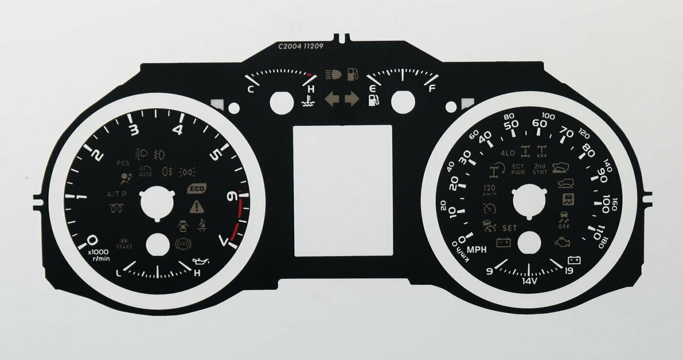 LANDCRUISER MPH DIAL CONVERSION