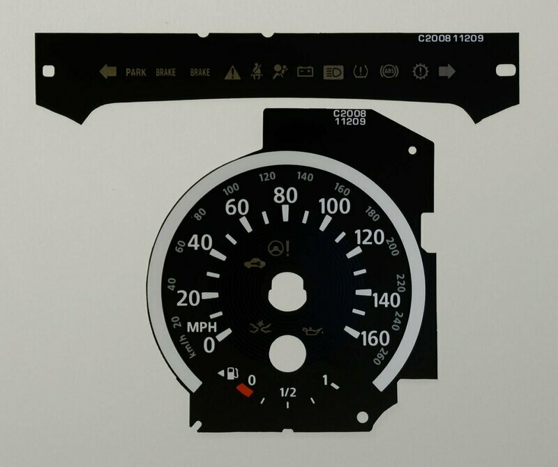 QX50 MPH DIAL CONVERSION