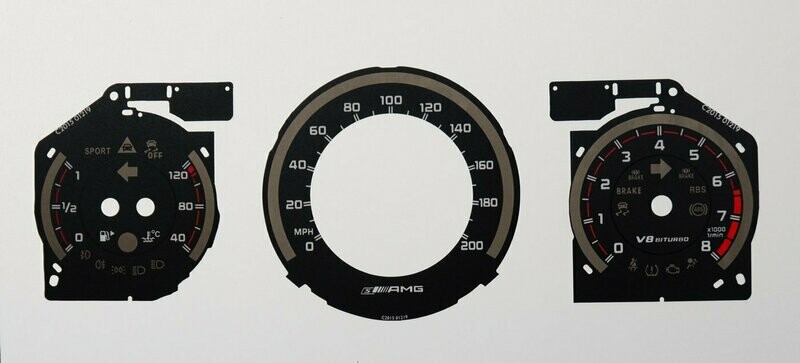 C / E-CLASS AMG MPH DIAL CONVERSION