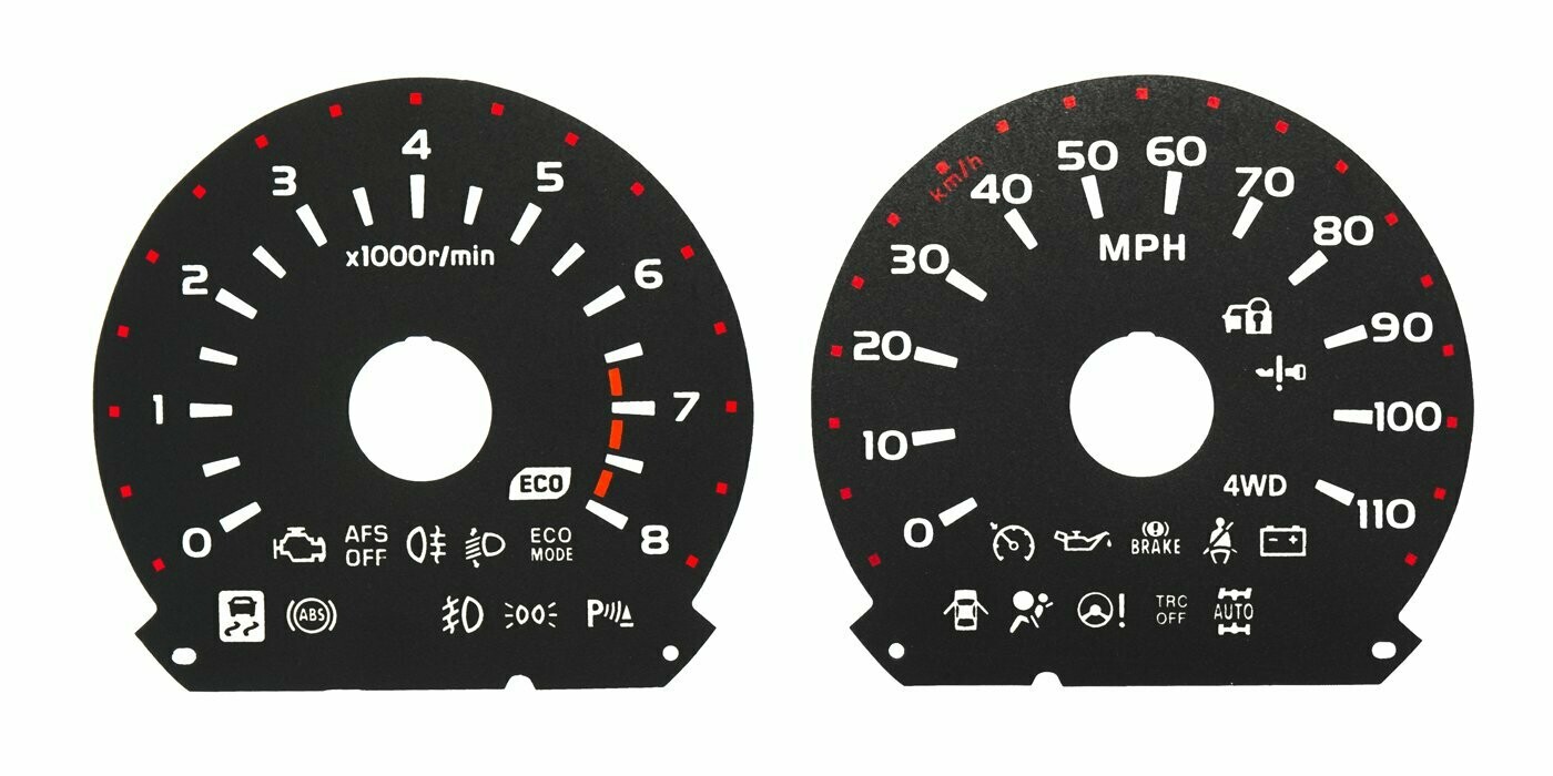 ALPHARD / VELLFIRE MPH DIAL CONVERSION