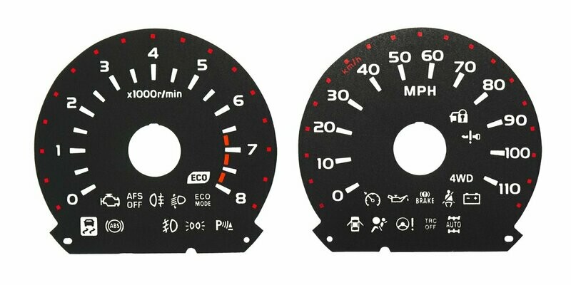 ALPHARD / VELLFIRE MPH DIAL CONVERSION