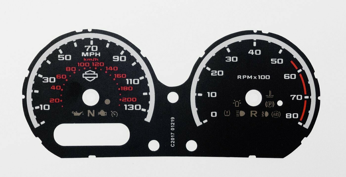 HARLEY DAVIDSON MPH DIAL CONVERSION