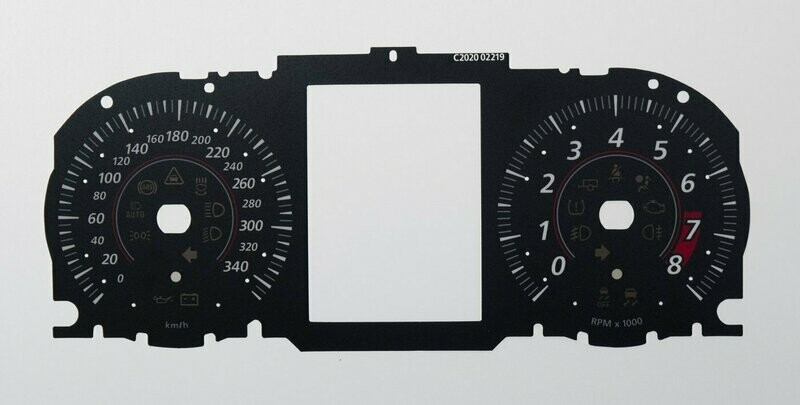 F-PACE KMH DIAL CONVERSION