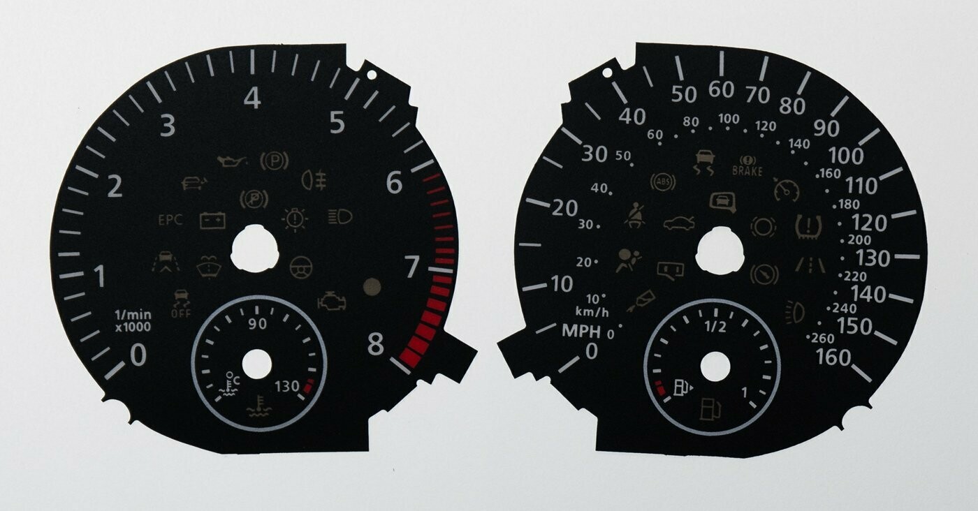 PASSAT PETROL MPH DIAL CONVERSION