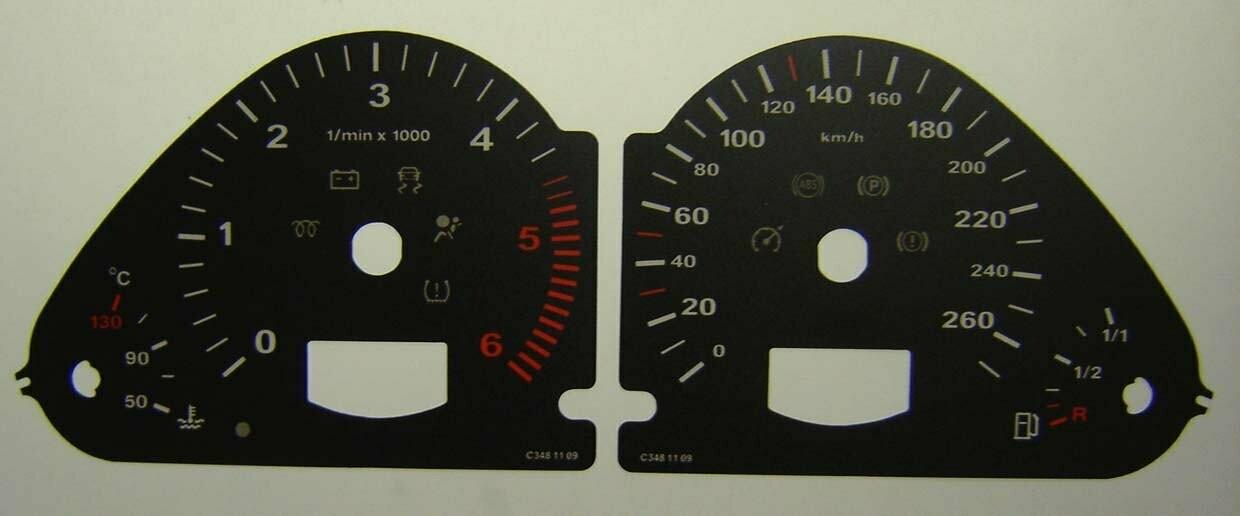 A6 MPH TO KMH DIAL CONVERSION KIT
