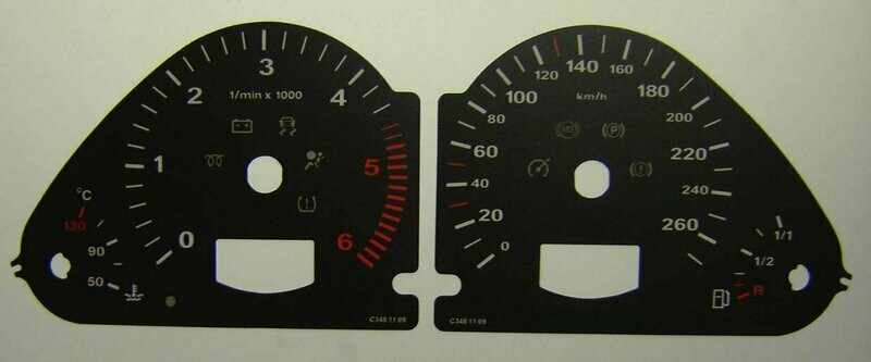 A6 MPH TO KMH DIAL CONVERSION KIT