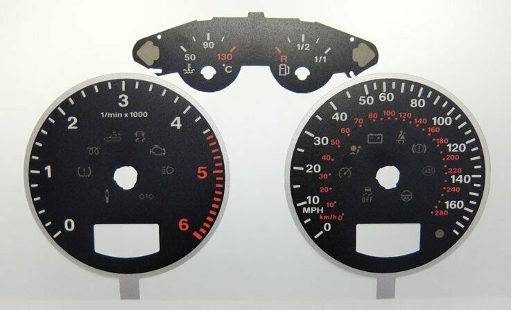 A3 KMH TO MPH DIAL CONVERSION KIT