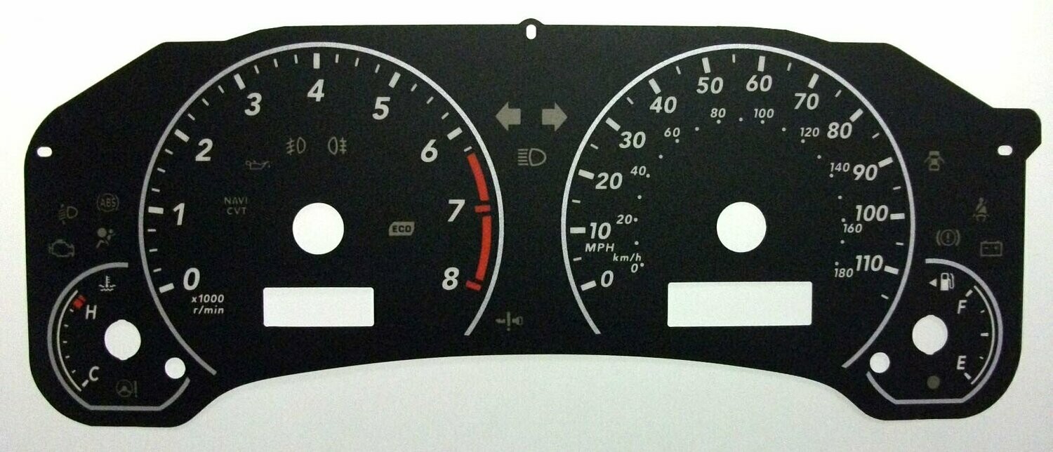 COROLLA MPH DIAL CONVERSION