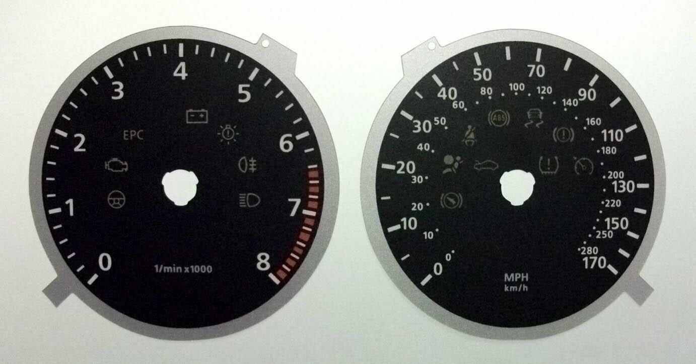 GOLF GTi MPH DIAL CONVERSION