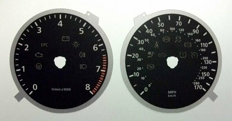GOLF GTi MPH DIAL CONVERSION