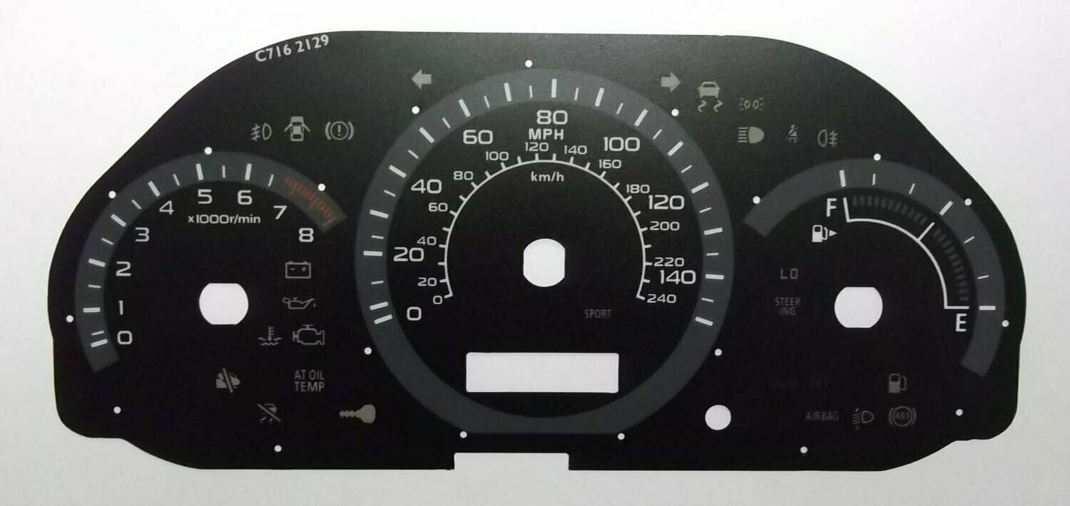 FORESTER / IMPREZA MPH DIAL CONVERSION