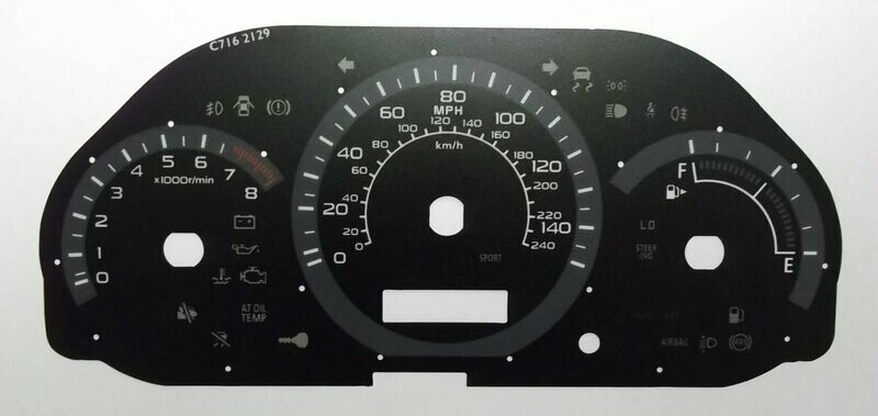 FORESTER / IMPREZA MPH DIAL CONVERSION