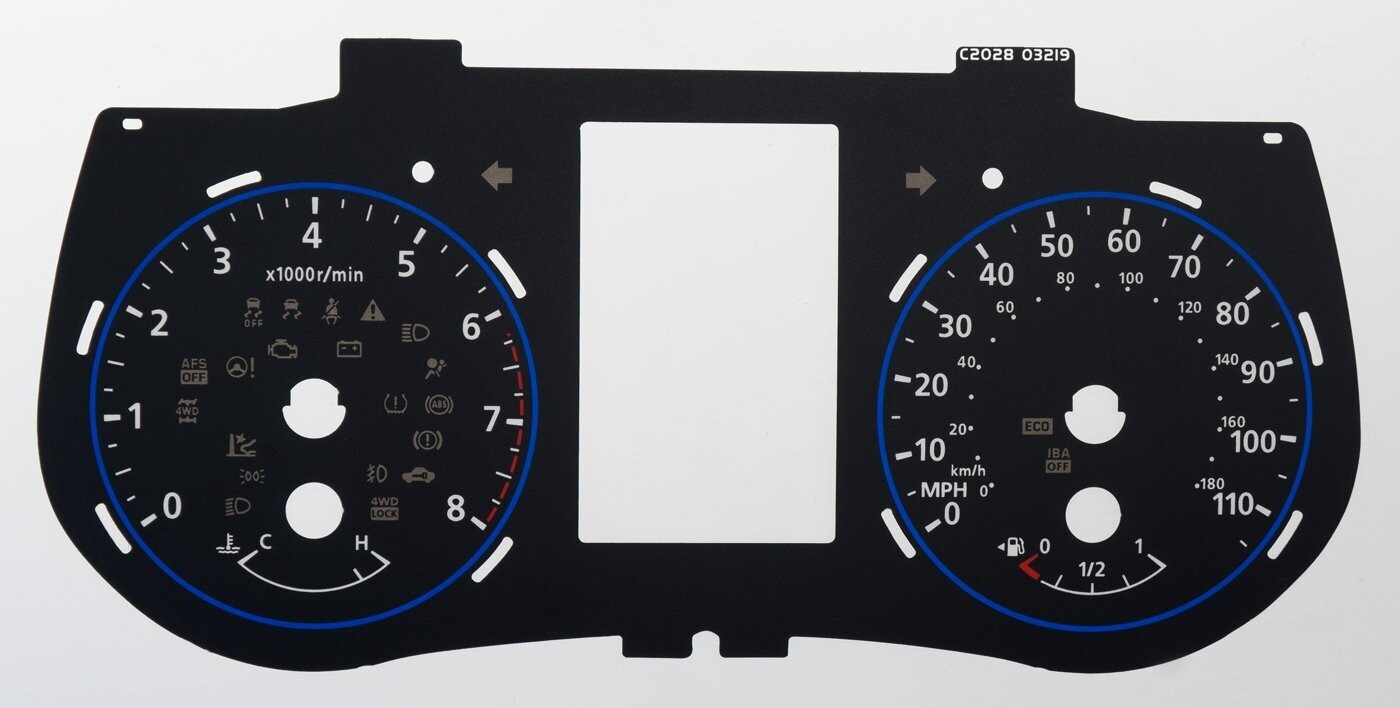 ELGRAND E52 MPH DIAL CONVERSION