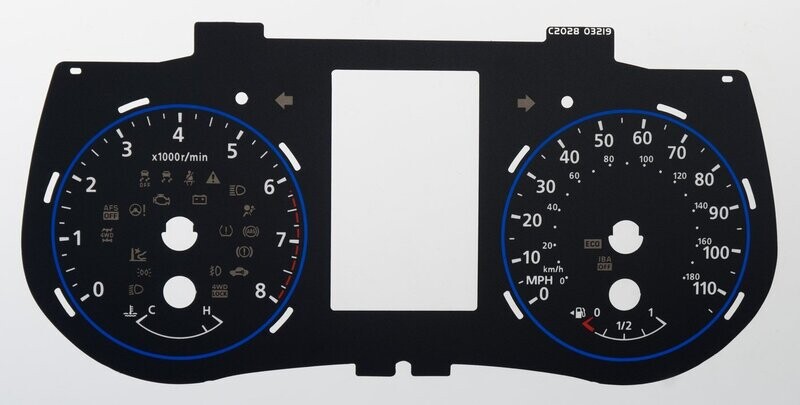 ELGRAND E52 MPH DIAL CONVERSION