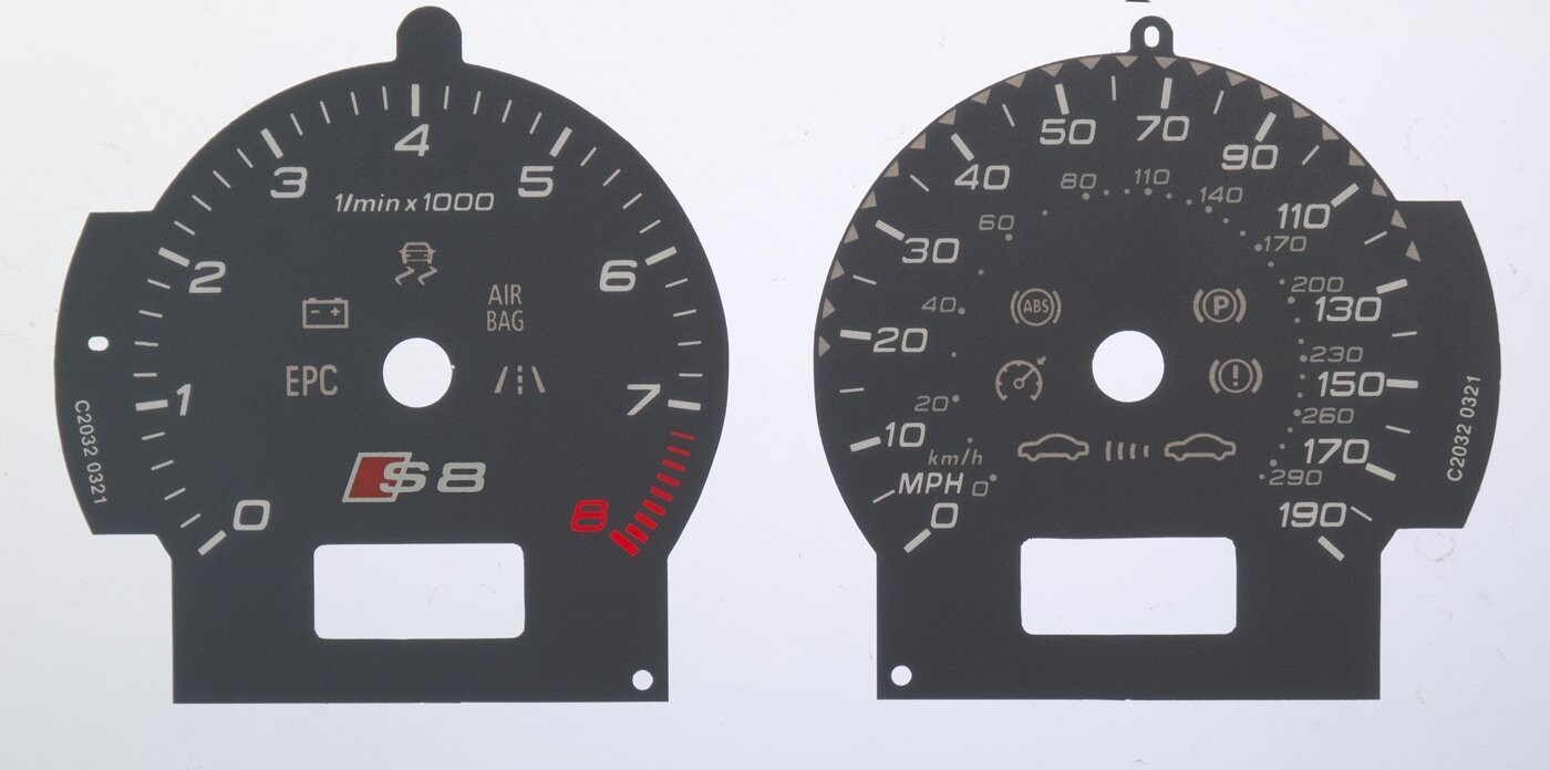 S8 KMH TO MPH DIAL CONVERSION KIT