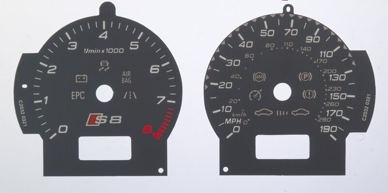 S8 KMH TO MPH DIAL CONVERSION KIT