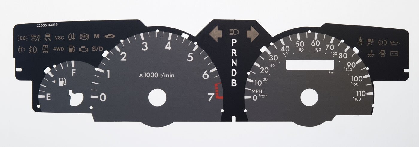 NOAH / VOXY MPH DIAL CONVERSION