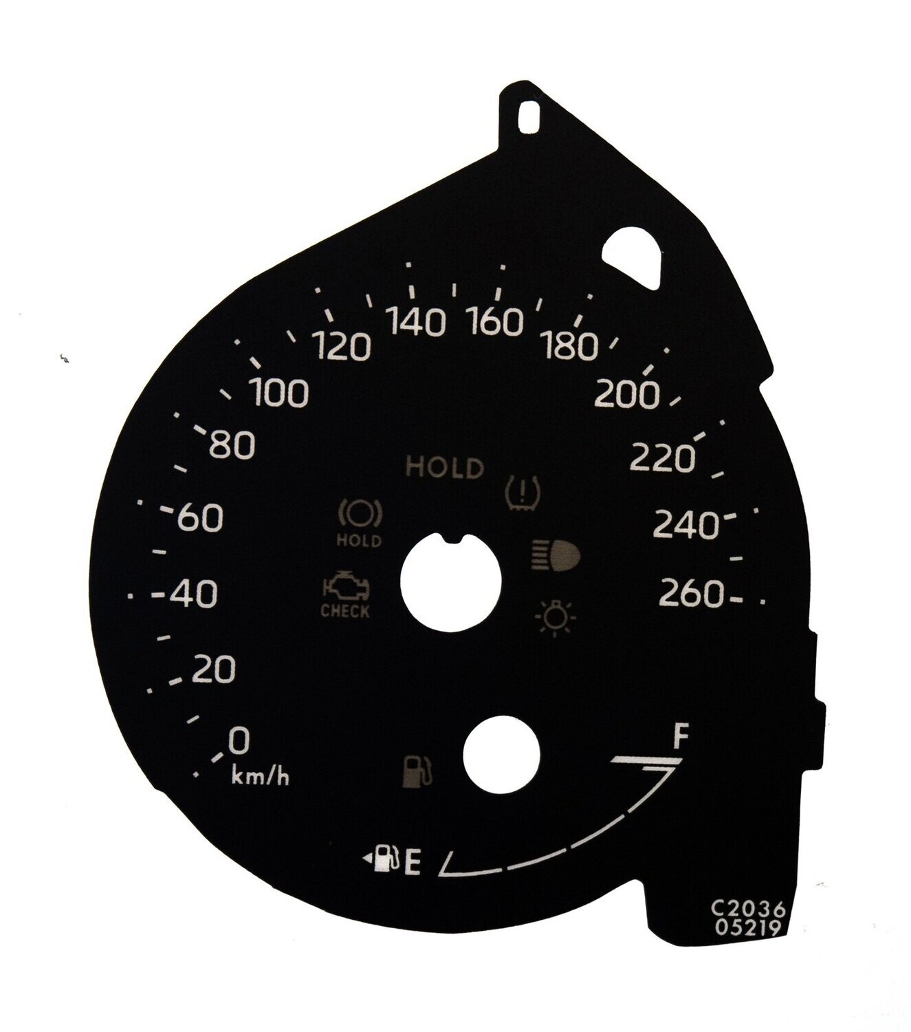 SIENNA KMH DIAL CONVERSION