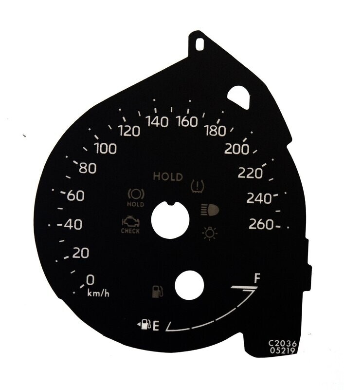 SIENNA KMH DIAL CONVERSION