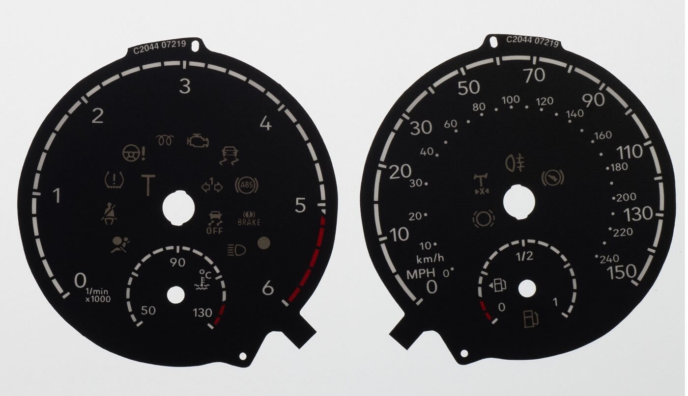 TRANSPORTER T6 MPH DIAL CONVERSION