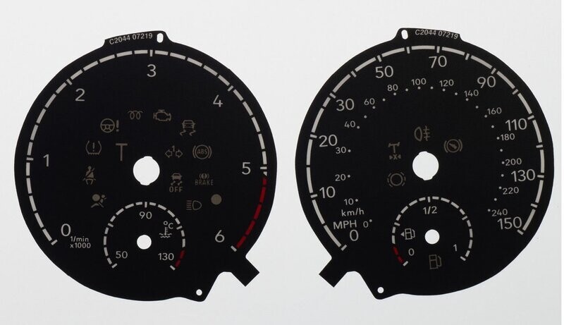 TRANSPORTER T6 MPH DIAL CONVERSION