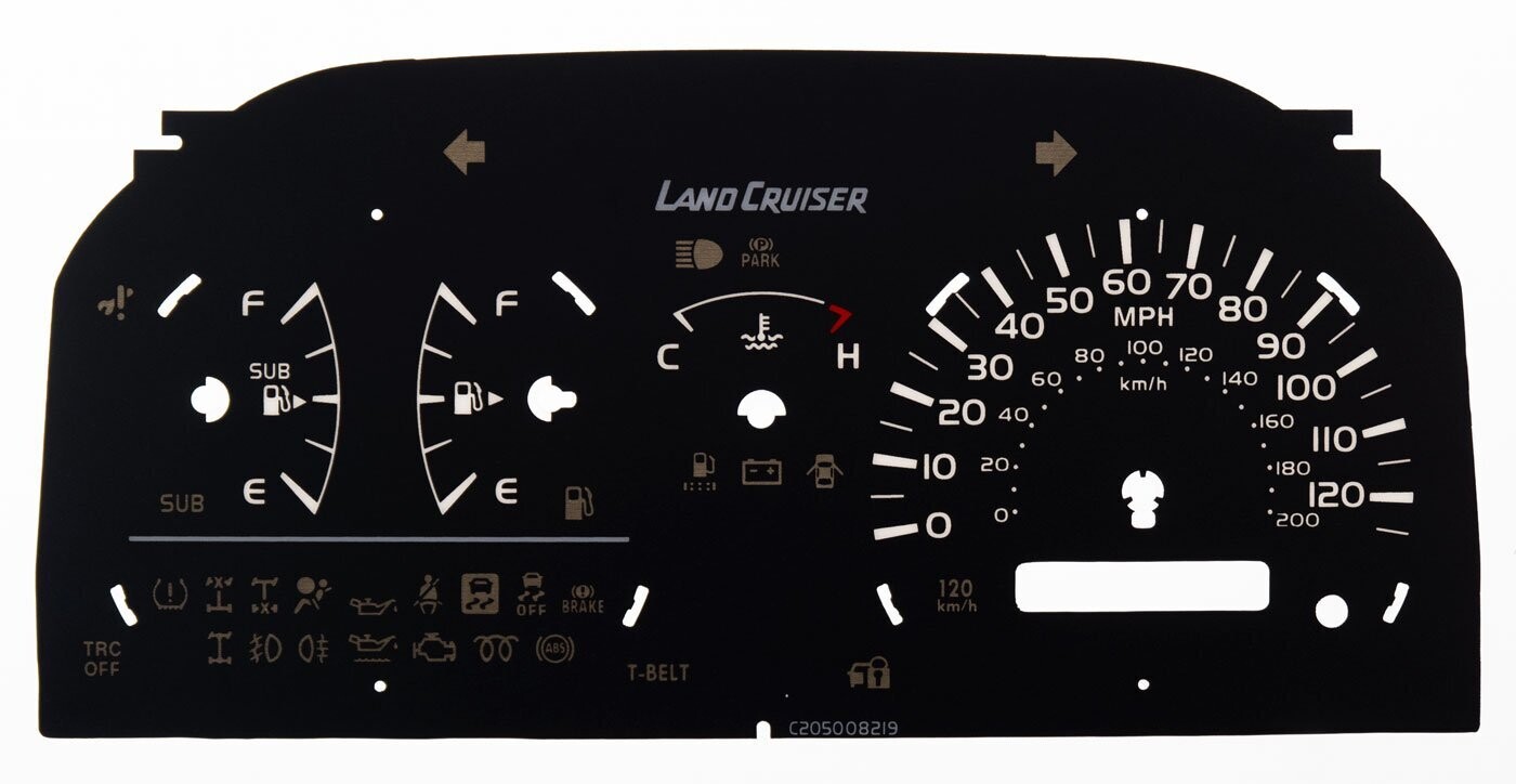 LANDCRUISER MPH DIAL CONVERSION