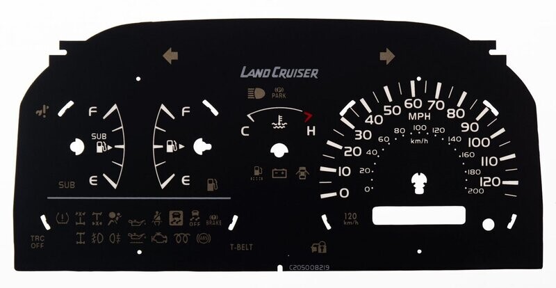 LANDCRUISER MPH DIAL CONVERSION