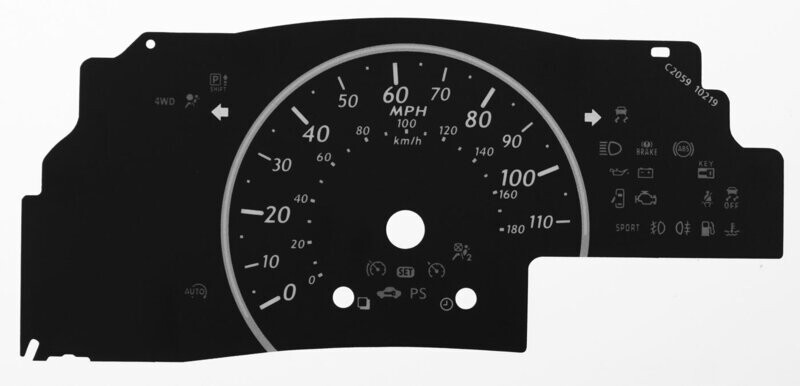 MICRA / MARCH MPH DIAL CONVERSION