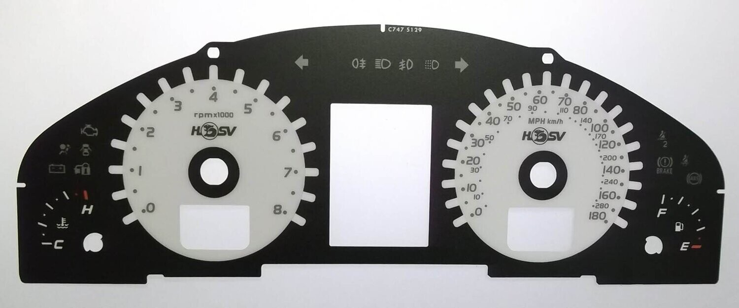 COMMODORE MPH DIAL CONVERSION
