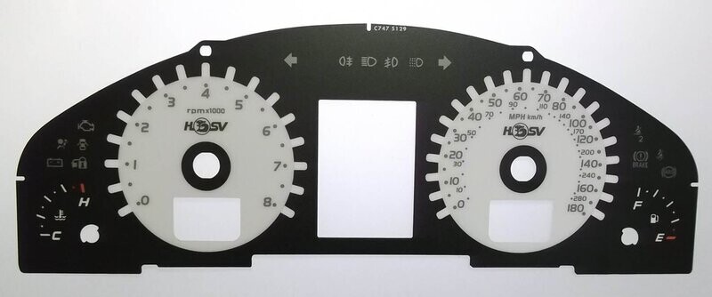 COMMODORE MPH DIAL CONVERSION