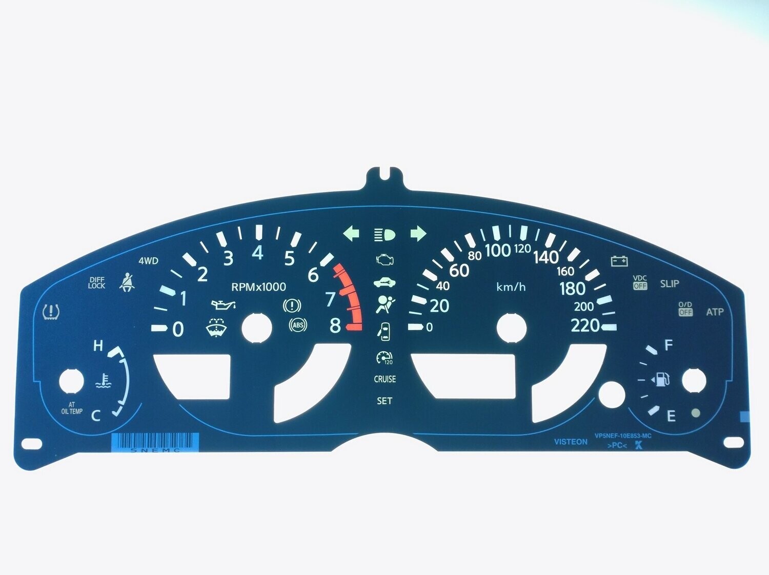 NAVARA / PATHFINDER KMH DIAL CONVERSION