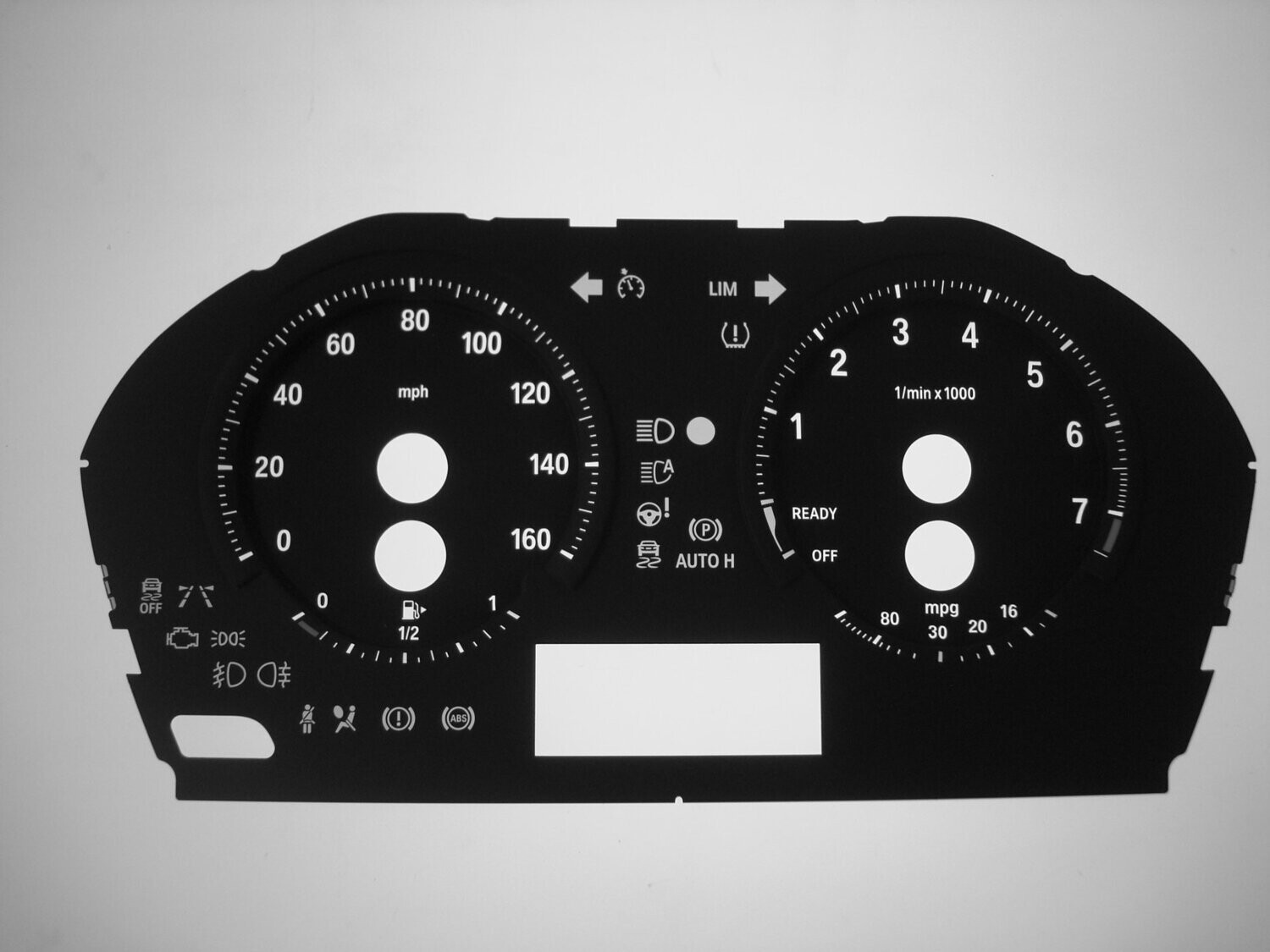 1 / 2/ X3 SERIES MPH DIAL CONVERSION