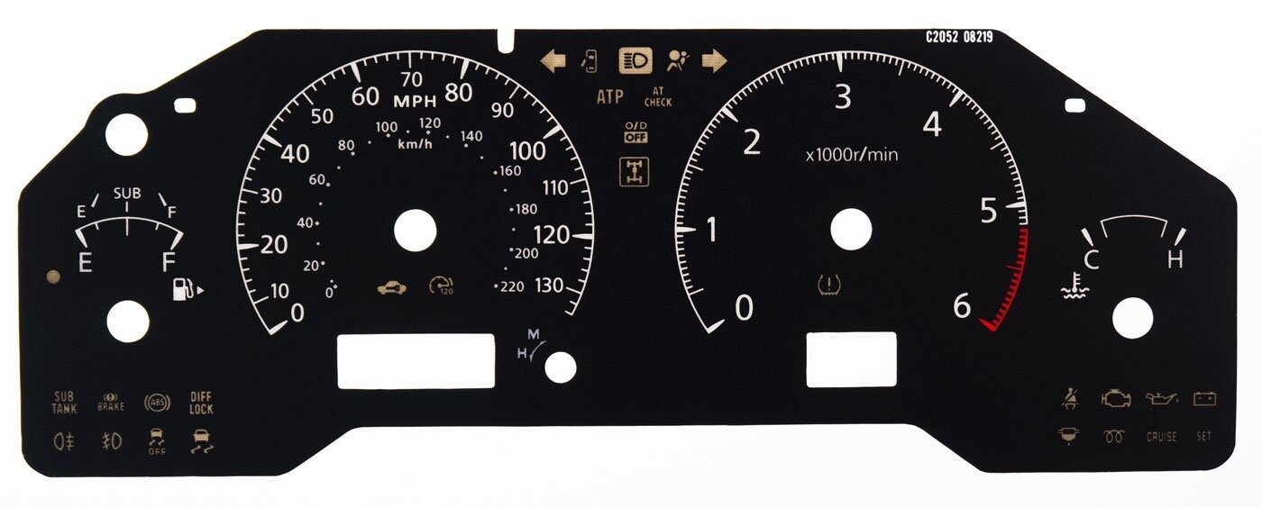 PATROL MPH DIAL CONVERSION