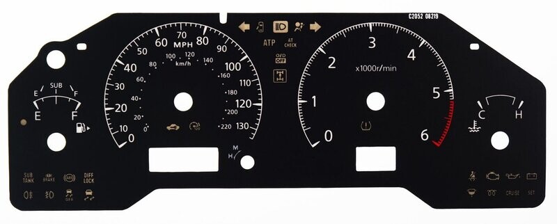PATROL MPH DIAL CONVERSION