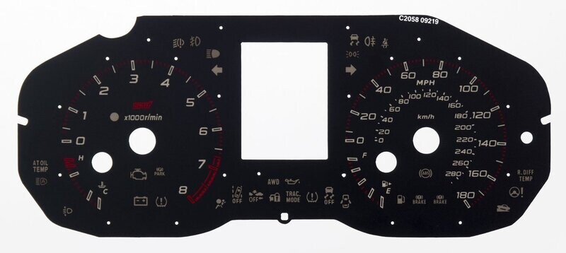 IMPREZA STi MPH DIAL CONVERSION