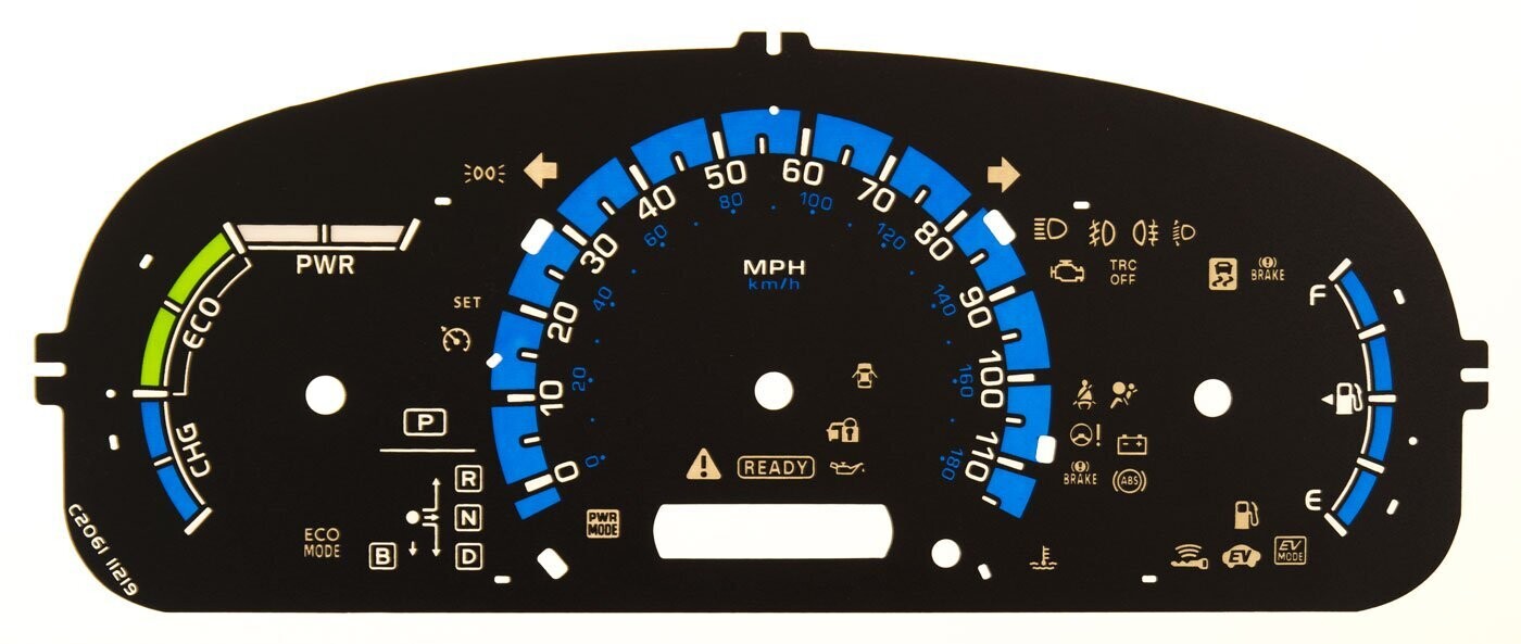 NOAH / VOXY HYBRID MPH DIAL CONVERSION