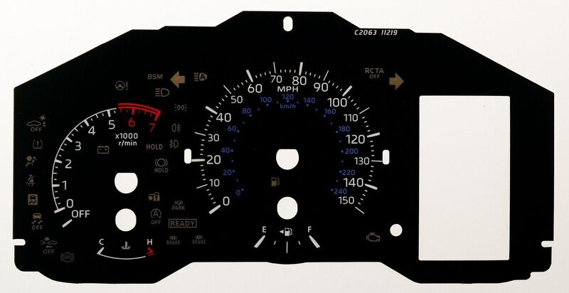 COROLLA MPH DIAL CONVERSION