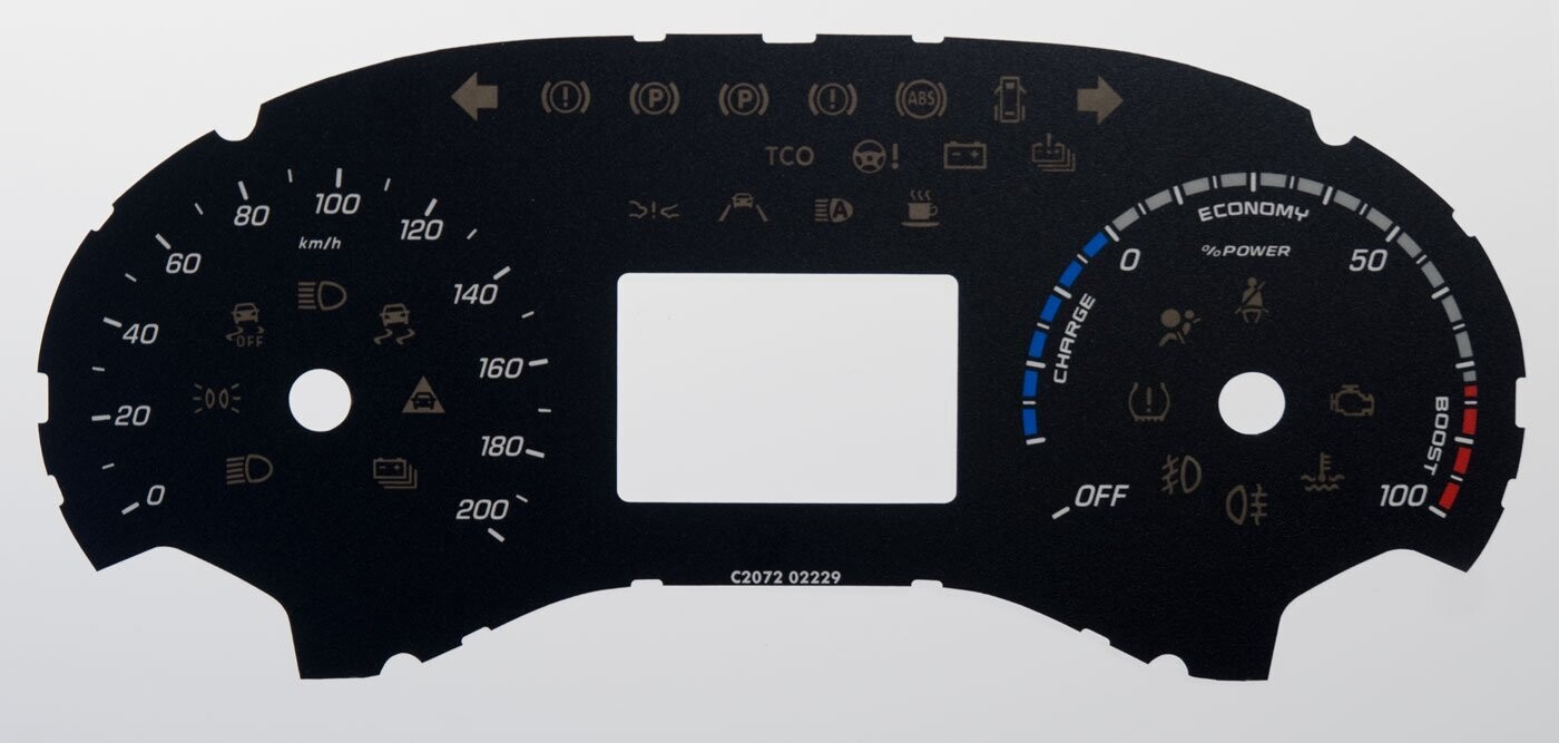 eVITO KMH DIAL CONVERSION