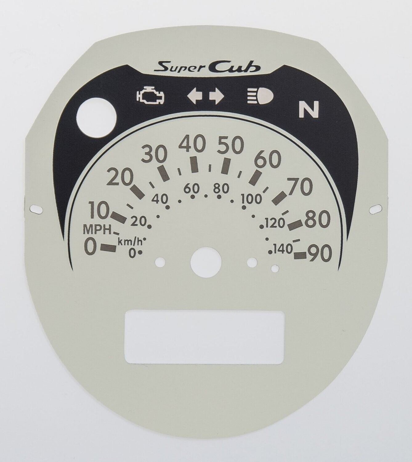HONDA SUPERCUB MPH DIAL CONVERSION