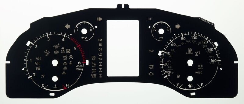 LANDCRUISER 300 MPH DIAL CONVERSION