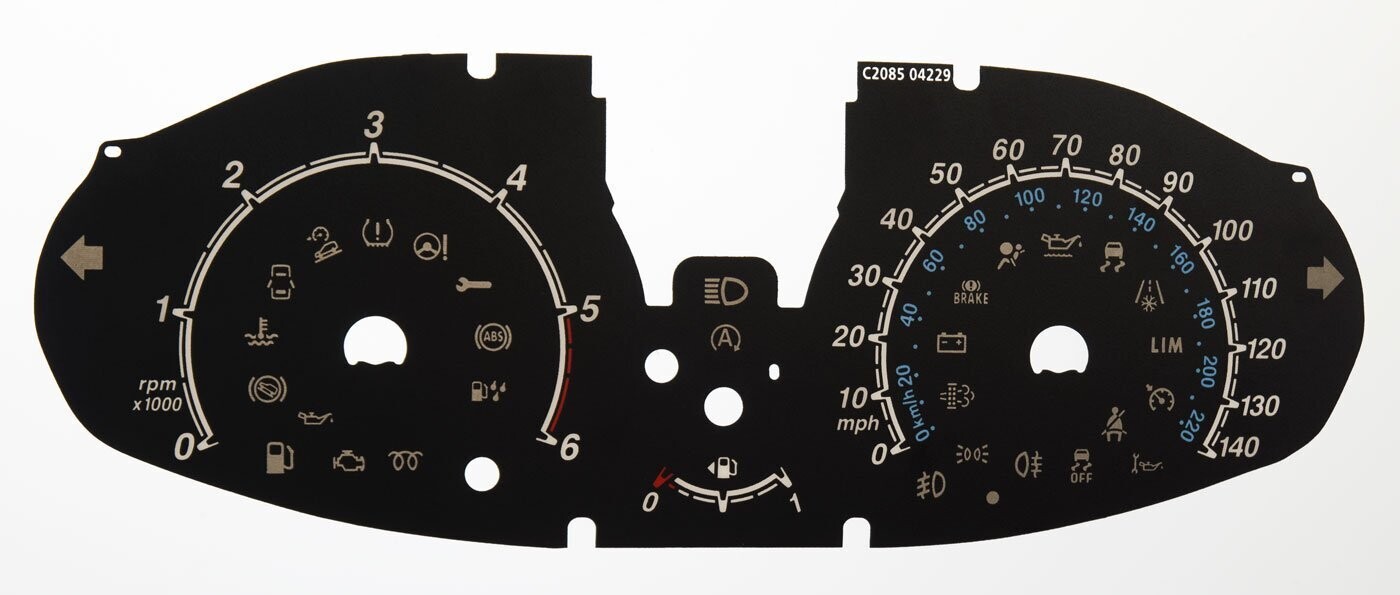 COURIER DIESEL MPH DIAL CONVERSION